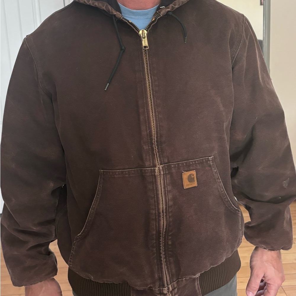 Carhartt Brown Hooded Jacket